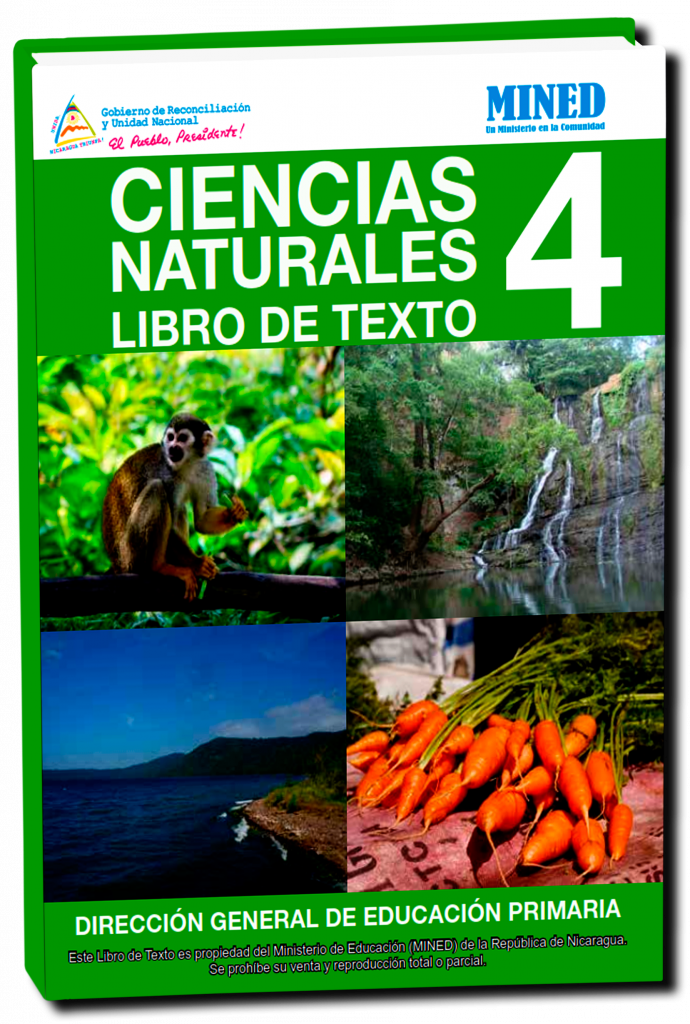 Libro De Ciencias Naturales 4to Cuarto Grado Mined Nicaragua